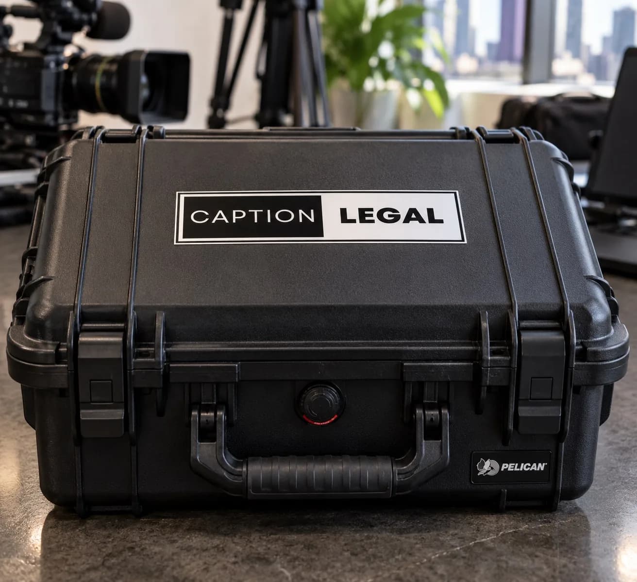 Caption Legal-branded production equipment case