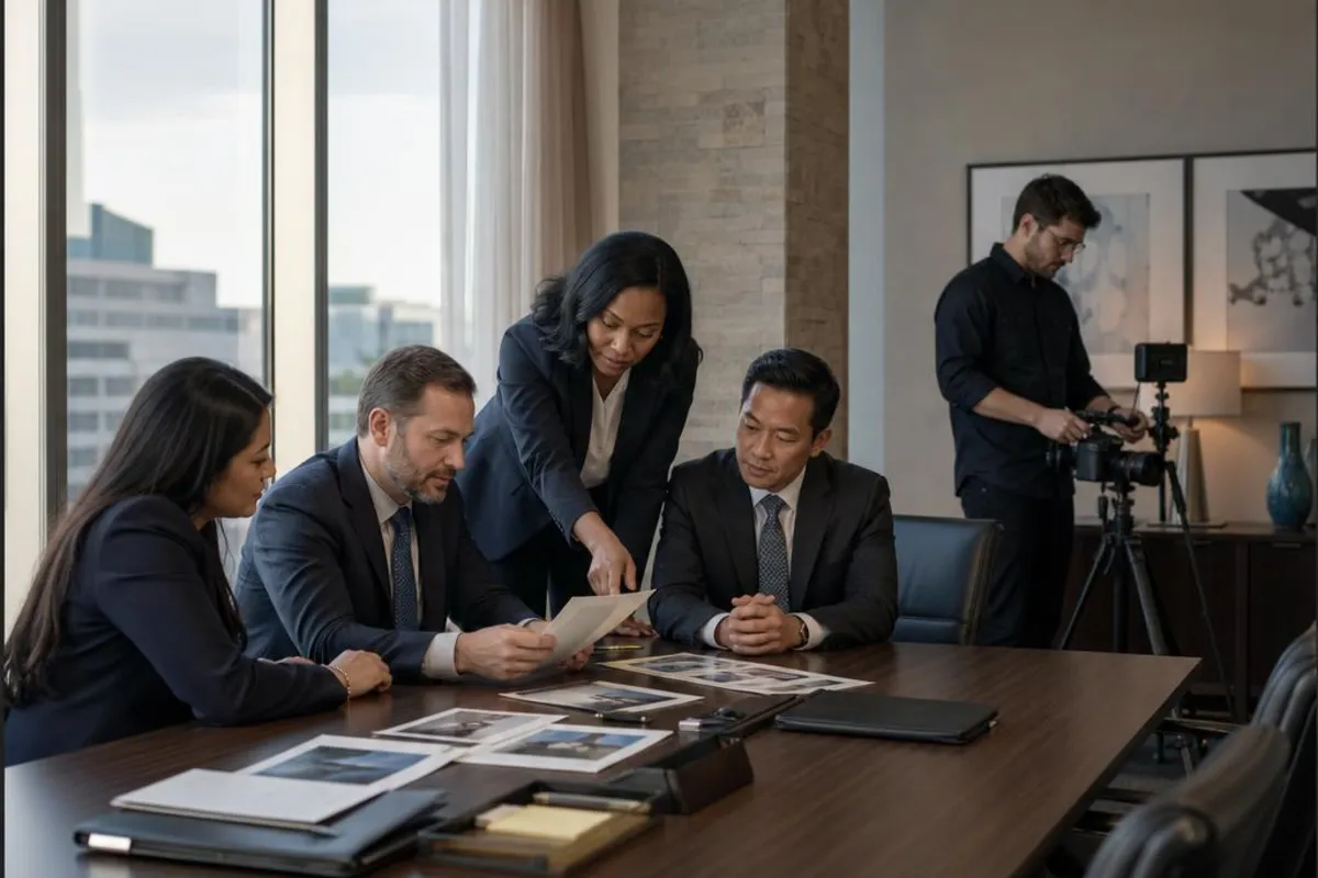 A legal video team supports a formal court proceeding in Berkeley, California.
